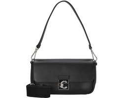 COCCINELLE Leren schoudertas C-Me Lock Handbag Leather Noir zwart