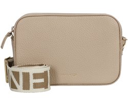COCCINELLE Leren schoudertas Tebe Crossover Bag Sandshell beige