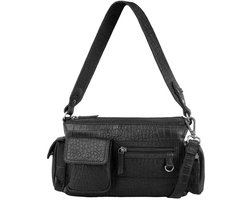 Cowboysbag Hawley Crossbody croco black