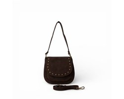 DSTRCT Kleine Crossbodytas / Schoudertas Dames - Leer - Portland Road - Bruin