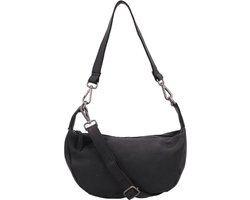 DSTRCT Medium Crossbodytas / Schoudertas Dames - Leer - Preston Park - Zwart