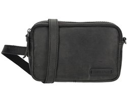 Enrico Benetti Genua Leren Crossbodytas - Dames Schoudertasje van Leer - Zwart