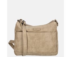 Enrico Benetti Noumea crossbody tas middentaupe