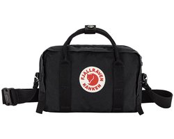 Fjällräven schoudertas gordeltas Kånken Crossbody Black zwart