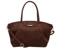 Flora & Co Grote Crossbodytas / Schoudertas Dames - Savannah - Chocolat