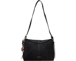 Flora & Co Medium Crossbodytas / Schoudertas Dames - Amelie - Zwart