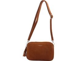 Flora&Co - Handtas - Suede look - camel