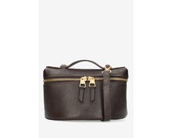 Fred De La Bretoniere Crossbody Bag Lori Donker Brown - Maat ONESIZE