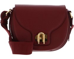 FURLA Leren schoudertas Lotus Mini Crossbody Bag Rubino + Toni Rubino donkerrood