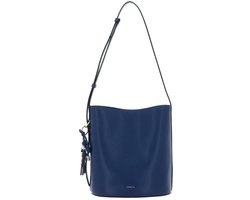 FURLA Leren schoudertas Roxie Bucket Bag Indigo blauw