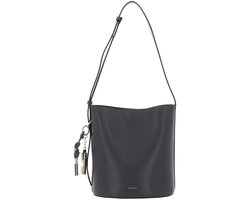 FURLA Leren schoudertas Roxie Bucket Bag Urban Gray donkergrijs