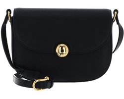 FURLA Leren schoudertas Vitello Night Moonlight Crossbody Bag Nero zwart