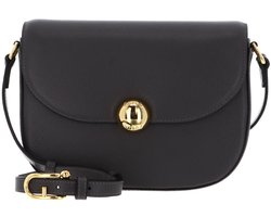 FURLA Leren schoudertas Vitello Night Moonlight Crossbody Bag Urban Gray donkergrijs