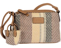 Gabor schoudertas Granada Denada Camera Bag Mixed Beige veelkleurig