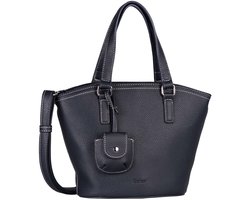 Gabor schoudertas Layla Zip Shopper Dark Blue donkerblauw