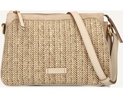 Gianni Chiarini Medium Crossbodytas / Schoudertas Dames - Leer - Brooke - Beige