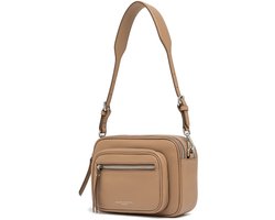 Gianni Chiarini Medium Crossbodytas / Schoudertas Dames - Leer - Carre - Bruin