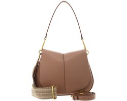 GIANNI CHIARINI schoudertas Helena Round Shoulder Bag Clay terracotta