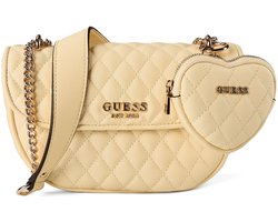 GUESS schoudertas Atabey Convertible Xbody Flap Yellow Lichtgeel