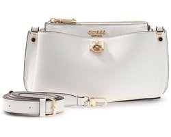 GUESS schoudertas Bianca Mini Crossbody White wit