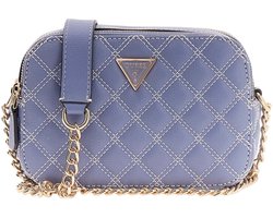 GUESS schoudertas Giully II Camera Bag Grey Blue blauwgrijs