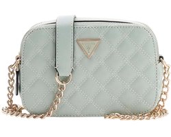 GUESS schoudertas Giully II Camera Bag Light Sage mintgroen