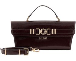 GUESS schoudertas handtas Cirene Top Handle Flap Bag Burgundy wijnrood