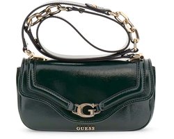 GUESS schoudertas handtas Dea Crossbody Flap Forest donkergroen