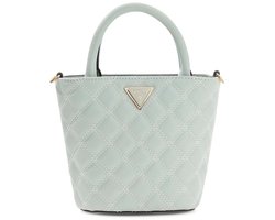 GUESS schoudertas handtas Giully II Mini Tote Light Sage mintgroen