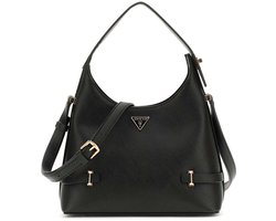 GUESS schoudertas handtas Rosalba Hobo Crossbody Bag Black zwart