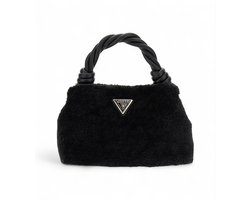 GUESS schoudertas handtas Shaida Top Handle Flap Crossbody Bag Black zwart