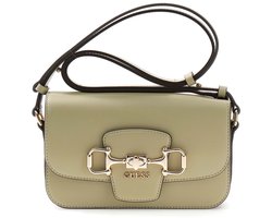 GUESS schoudertas Janie Convertible Xbody Flap Sage kaki