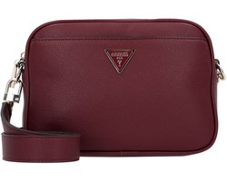 GUESS schoudertas Meridian II Camera Bag Wine wijnrood