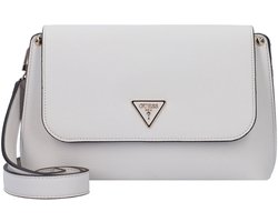 GUESS schoudertas Meridian II Flap Crossbody Bag Ivory crème