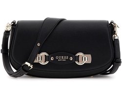 GUESS schoudertas Mimina Flap Crossbody Black zwart