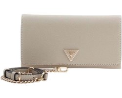 GUESS schoudertas Noelle II Xbody Flap Organizer Taupe