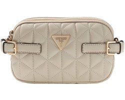 GUESS schoudertas Paisleigh Mini Camera Bag Light Taupe beige