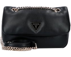 GUESS schoudertas Sunetra Mini Convertible Crossbody Flap Black zwart