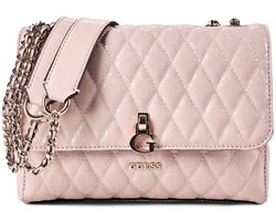 GUESS schoudertas Tamara Convertible Crossbody Flap Light Pink roze
