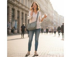 Hedgren ALEX grote crossbodytas A4 met RFID – 100% gerecycled RPET – Waterafstotend - Green Milieu