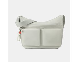 Hedgren ALEX grote crossbodytas A4 met RFID – 100% gerecycled RPET – Waterafstotend - Pussywillow Grey