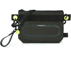 Hedgren schoudertas Ichi Crossover RFID Black Ink groengrijs