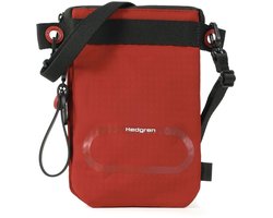 Hedgren schoudertas Otu Flat Vertical Crossover RFID Dahlia Red rood