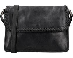 Hide & Stitches Inspired by Country Crossbodytas - Cowboy - Schoudertas - Leer - Dames - Leren Dames Tas - Zwart.