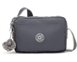 kipling schoudertas Basic Abanu Crossbody Bag Moonlit Grey grijs