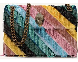 Kurt Geiger London Mini Kensington Fringes Crossbodytassen Dames - Multi - Maat ONESIZE