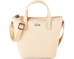 LACOSTE schoudertas handtas Shopping Cross Bag Angie abrikoos