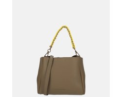 Laurent David Dorine crossbody tas khaki/geel