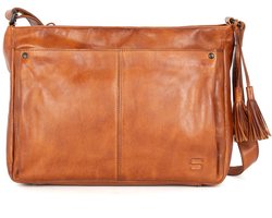 Leren Crossbodytas - Charmayne - Brandy Cognac