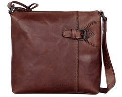 Leren Crossbodytas - Serina - Donkerbruin
